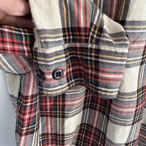 Filson Casual Mens Shirt Red/Green Plaid Button‎ down Long Sleeves Size Small - Picture 7 of 10